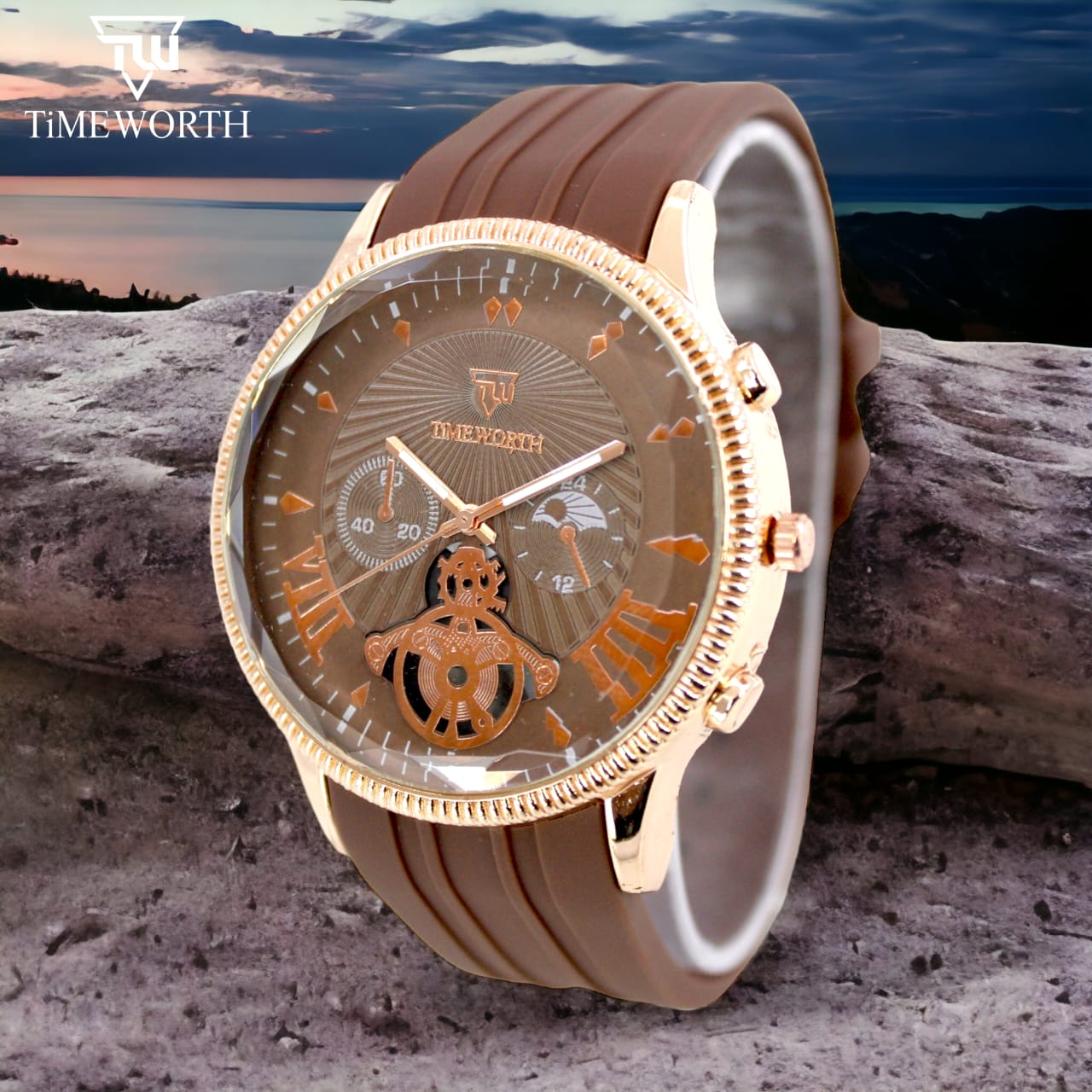Timeworth Chronograph Round Dial Watch