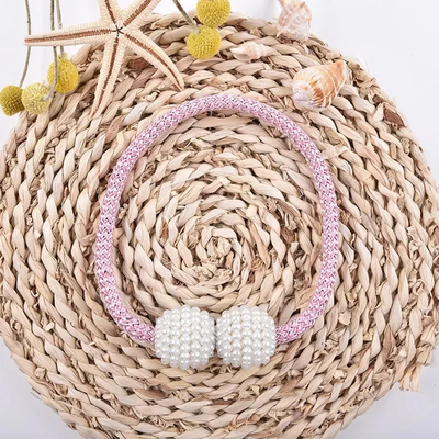 Magnetic Curtain Clip Bead Curtain Tie back Hanging Ball Curtain - (Random Color)