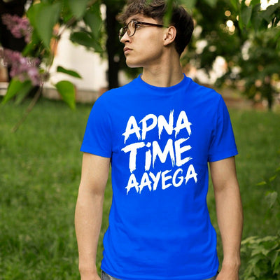 Apna Time Aayega Printed Tshirt For Mens