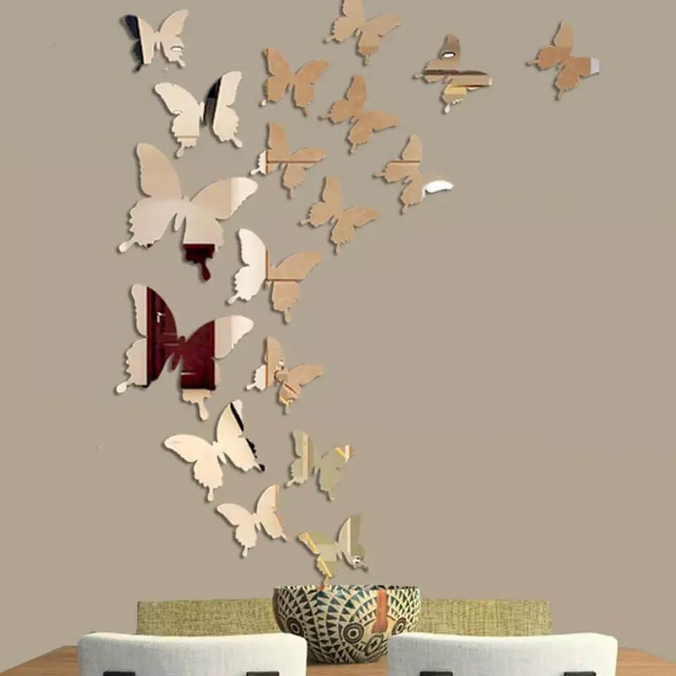 Acrylic Butterfly Wall Stickers