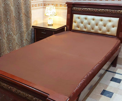 The super-soft Microfibre Mattress Protector is 100% waterproof