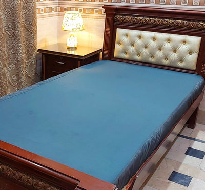The super-soft Microfibre Mattress Protector is 100% waterproof