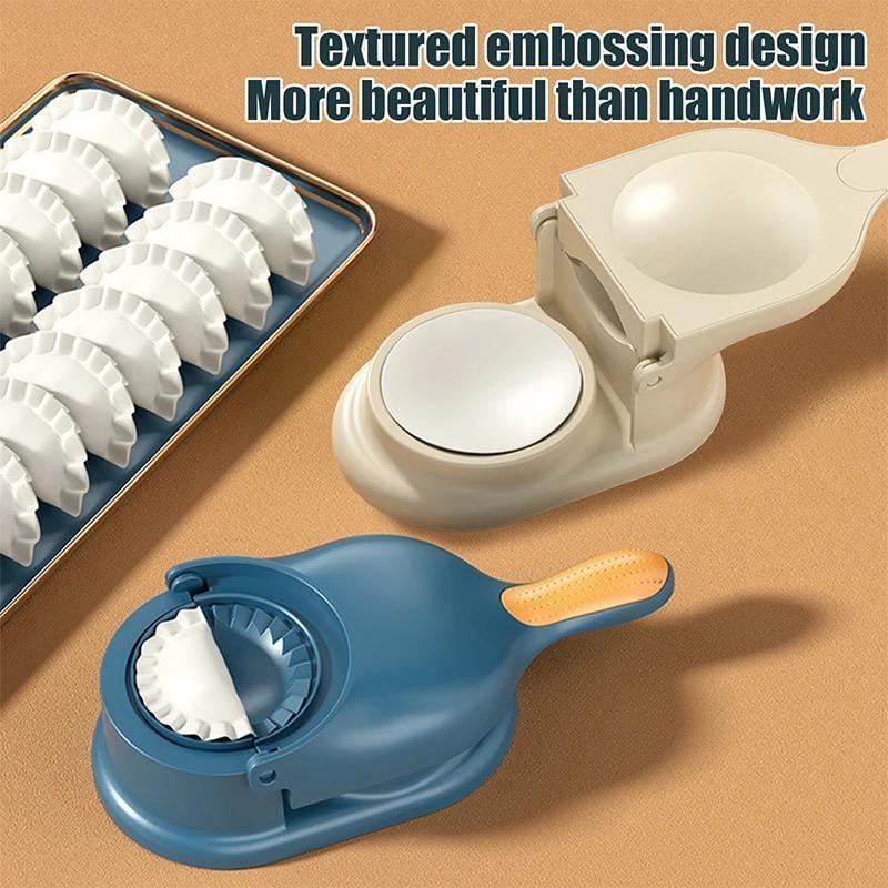 2-in-1 Manual Dumpling Wrapper Mold Labor-saving Home Kitchen Gadget (random Color)