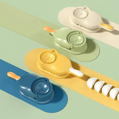 2-in-1 Manual Dumpling Wrapper Mold Labor-saving Home Kitchen Gadget (random Color)