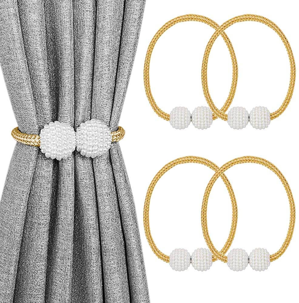 Magnetic Curtain Clip Bead Curtain Tie back Hanging Ball Curtain - (Random Color)
